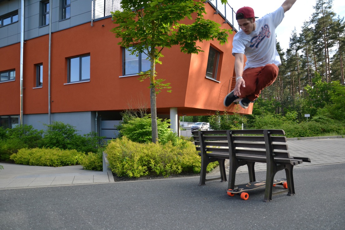 Perfekte Kontrolle ist beim Hippie Jump wichtig....Das Tan Tien machts möglich!