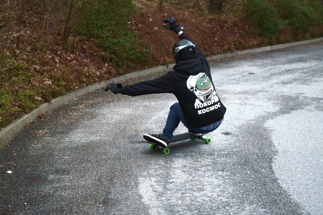 Am Berg fühlt sich das Board am wohlsten