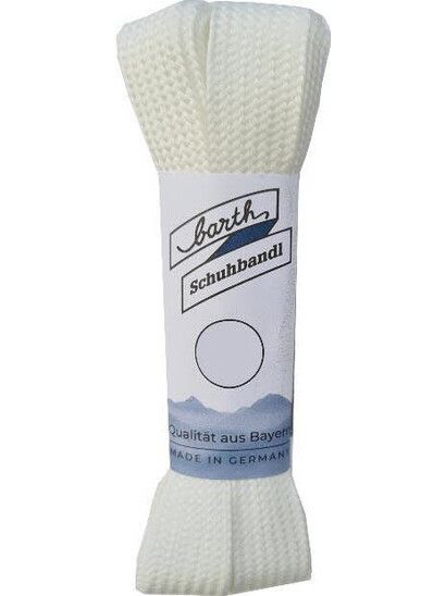 Barth Schuhbandl Schnürsenkel Breite Schnürsenkel/Fat Laces 90cm Weiß