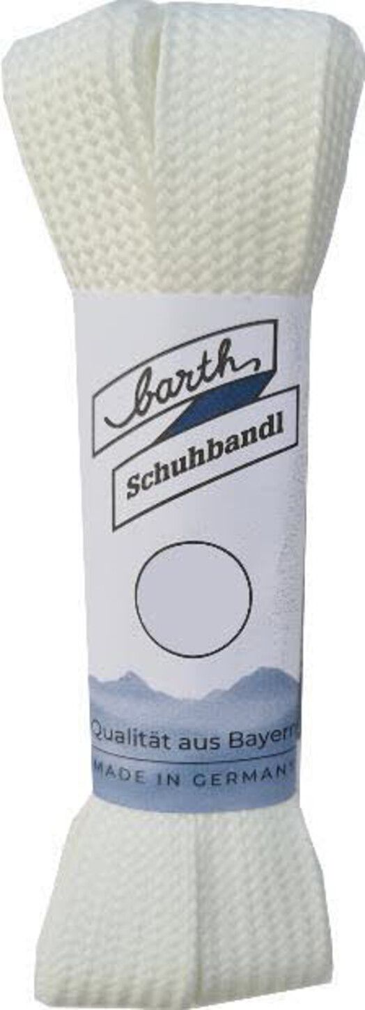 Barth Schuhbandl Schn&#x00FC;rsenkel&#x20;Breite&#x20;Schn&#x00FC;rsenkel&#x2F;Fat&#x20;Laces&#x20;90cm&#x20;Wei&#x00DF;