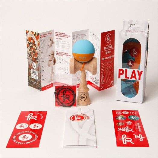 Kendama Geschicklichkeitsspiel&#x20;Play&#x20;X&#x20;Grip&#x20;sunset&#x20;flip