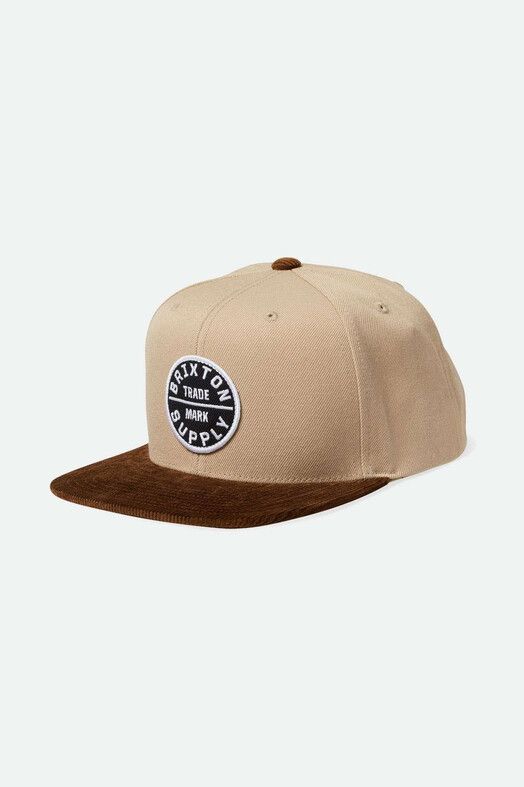 Brixton Cap&#x20;Oath&#x20;III&#x20;Snapback&#x20;khaki&#x2F;sepia