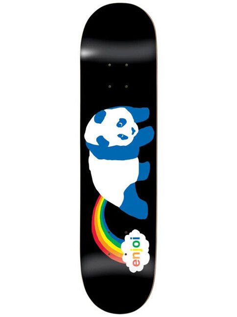 Enjoi Skateboard Team Rainbow Fart HYB black (7.75x31.2)