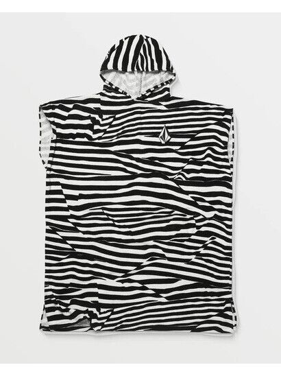 Volcom Handtuch Hooded Changing Towel white black