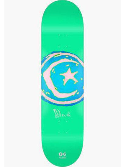 Foundation Skateboards Skateboard Glick Star&Moon 8.25 green