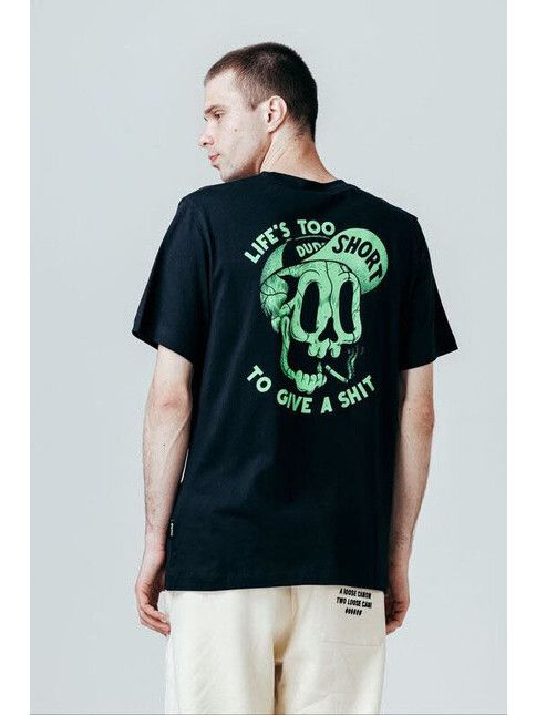 The Dudes T-Shirt Too Short Smokes Neon black