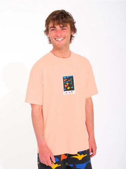 Volcom T-Shirt Arthur Longo 3 salmon