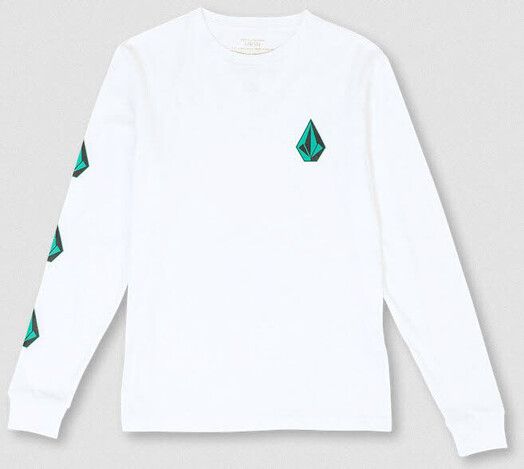 Volcom T-Shirt&#x20;Iconic&#x20;Stone&#x20;LS&#x20;white