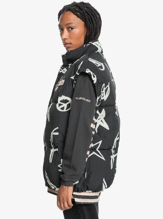 Quiksilver Women Weste&#x20;UNI&#x20;SL&#x20;Puff&#x20;Jacket&#x20;tarmac&#x20;fun&#x20;zone