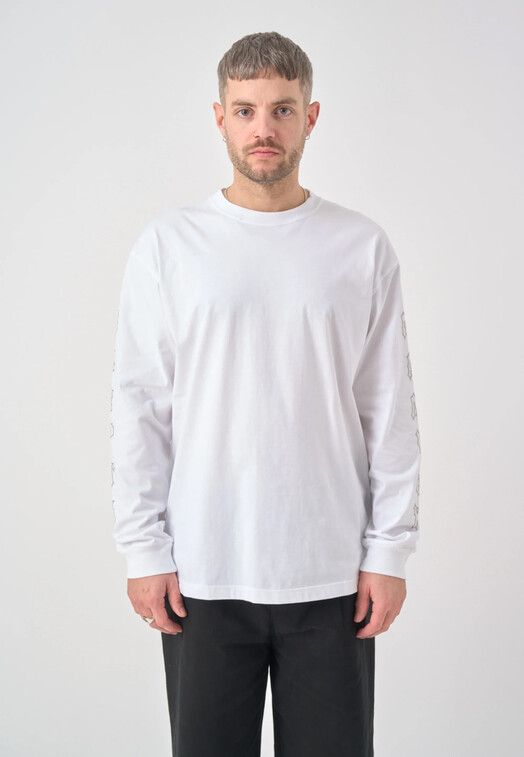 Cleptomanicx Longsleeve&#x20;Spiderweb&#x20;white