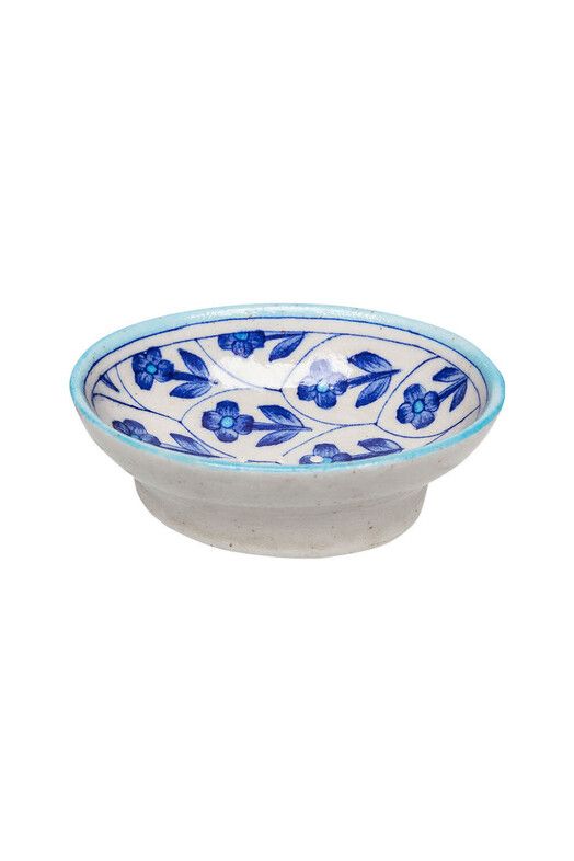 Tranquillo Seifenschale&#x20;POR&#x20;557&#x20;Blue&#x20;Pottery&#x20;white&#x2F;blue