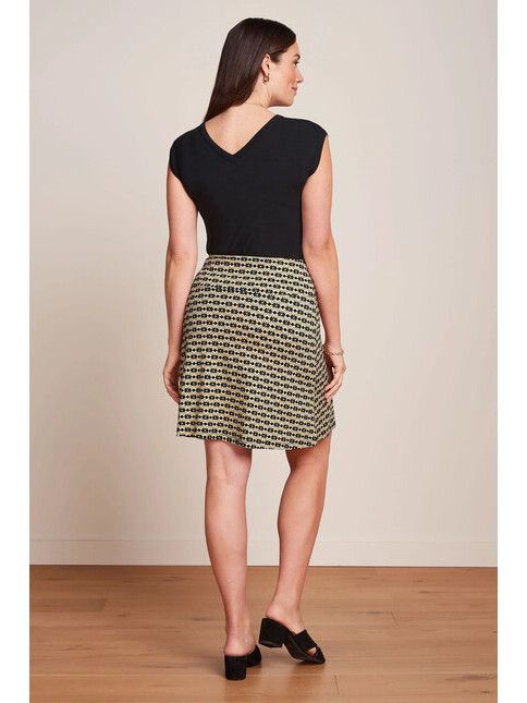 King Louie Rock Border Skirt Fusili black