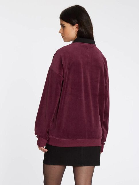 Volcom Pullover Velroots Polo burgundy