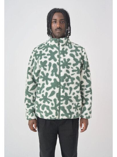 Cleptomanicx Jacke Oh Shit raw undyed