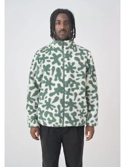 Cleptomanicx Jacke Oh Shit raw undyed