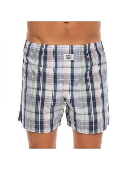 Deal Boxershort Check blau kariert