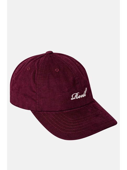 Reell Cap Single Script Cap vintage burgundy cord