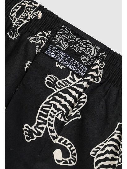 Cleptomanicx Boxershort Broderson Tigers black