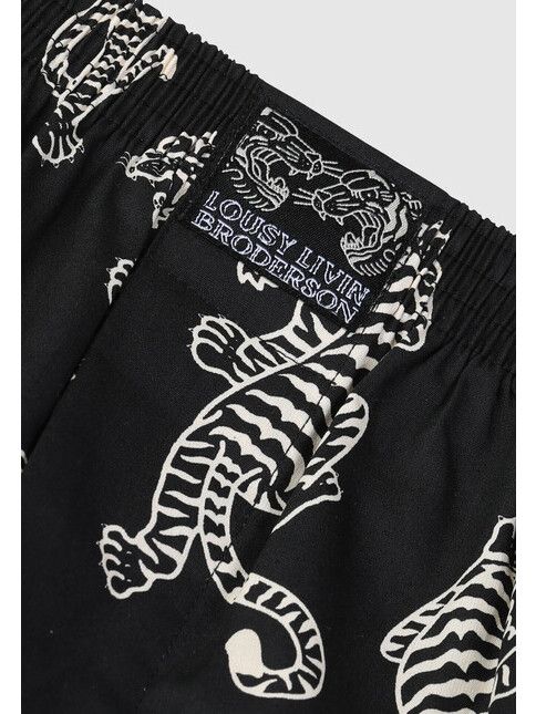 Cleptomanicx Boxershort Broderson Tigers black