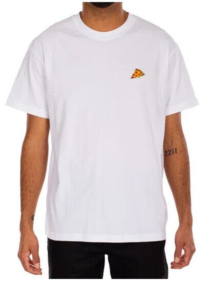 iriedaily T-Shirt Pizza Slice T-shirt white