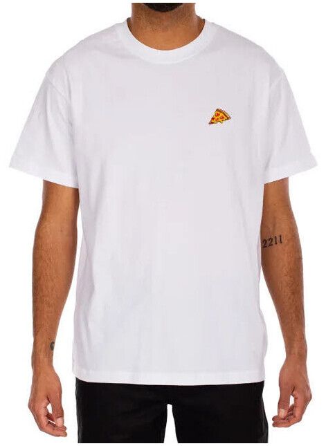 iriedaily T-Shirt Pizza Slice T-shirt white