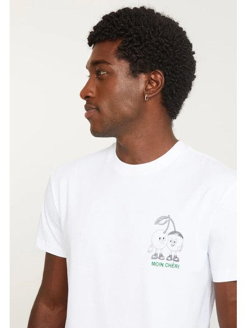Recolution T-Shirt Agave Moin Cèri white