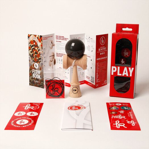 Kendama Geschicklichkeitsspiel&#x20;Play&#x20;X&#x20;schwarz