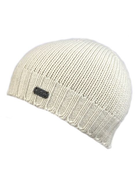 Kusan Mütze Merino Fisherman Beanie white