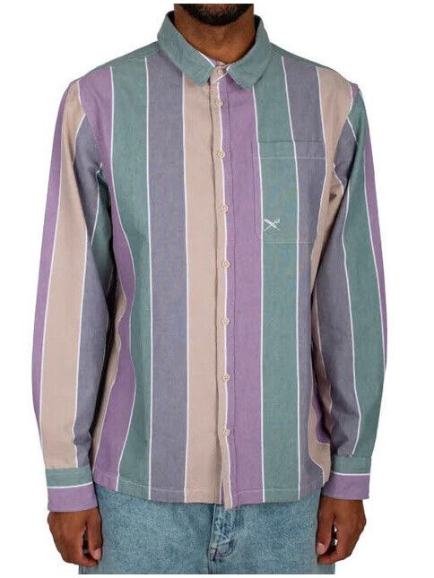 iriedaily Hemd Samuel Stripe Shirt p. haze