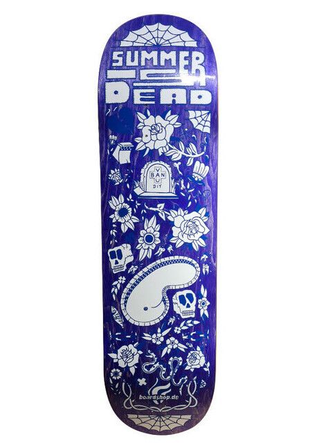 Boardshop Skateboard Summer is Dead 8.5 purple