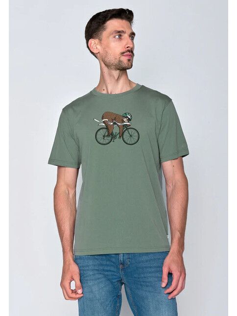 GreenBomb T-Shirt Animal Finish Sloth pale green