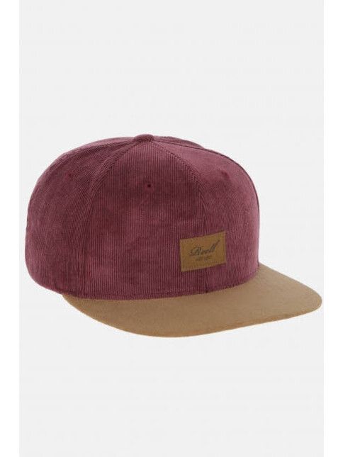 Reell Cap Suede Cap burgundy cord