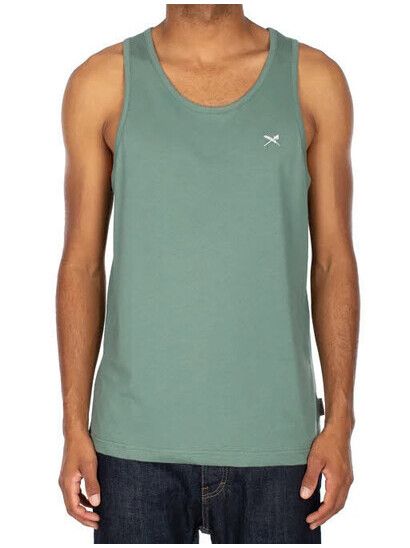 iriedaily Tanktop Mini Flag Tank jungle green