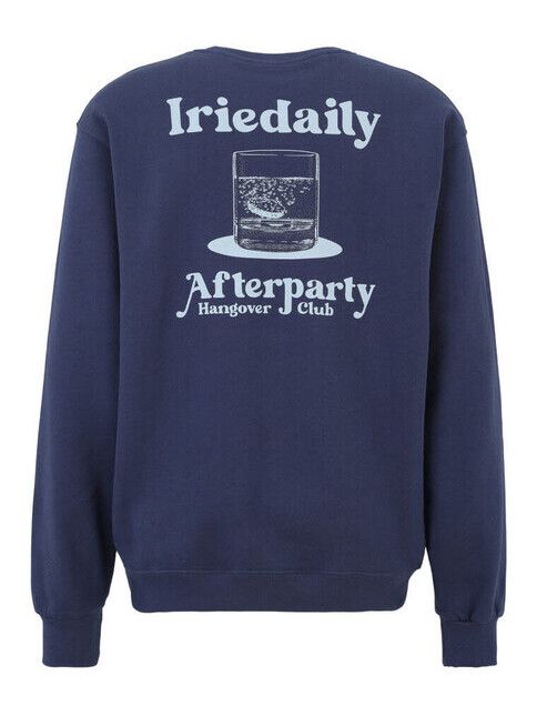 iriedaily Sweater Hangover Club Crewneck crown blue