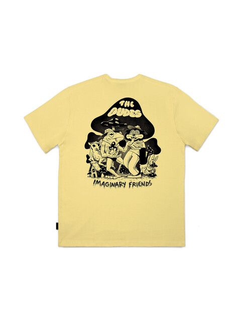 The Dudes T-Shirt Imaginary Friends custard