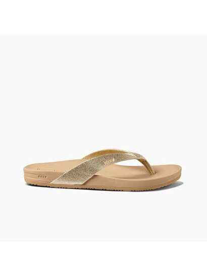 Reef Sandal Cushion Court Zehentrenner tan champagne