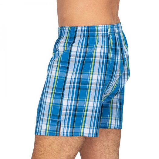 Deal Boxershort&#x20;Check&#x20;blau&#x2F;gelb