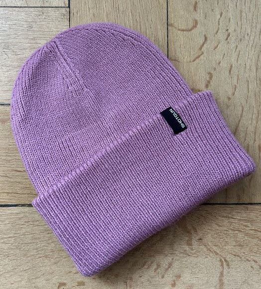 Shotgun M&#x00FC;tze&#x20;Beanie&#x20;Big&#x20;Cuff&#x20;Mini&#x20;Logo&#x20;violet