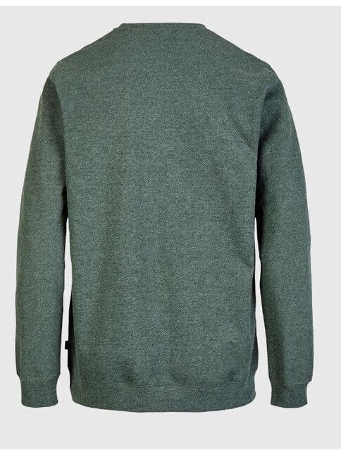 Cleptomanicx Sweater Ligull heather scarab green