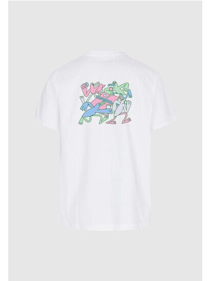 Cleptomanicx T-Shirt C@ll white
