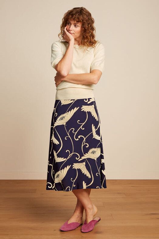 King Louie Rock&#x20;Juno&#x20;Skirt&#x20;Pixy&#x20;evening&#x20;blue