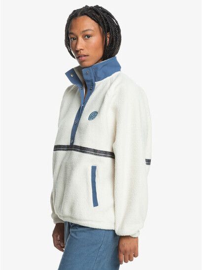 Quiksilver Women Sweater UNI Halfzip Polar birch