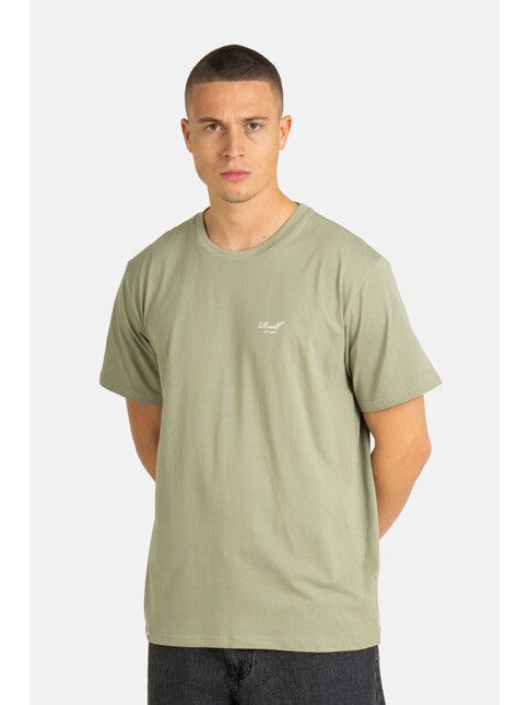 Reell T-Shirt Staple Logo T-Shirt green fog