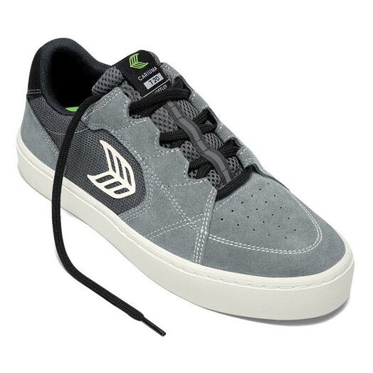 Cariuma Skateschuh&#x20;T20&#x20;Pro&#x20;charcoal&#x20;grey&#x20;suede&#x20;and&#x20;mesh&#x20;ivo