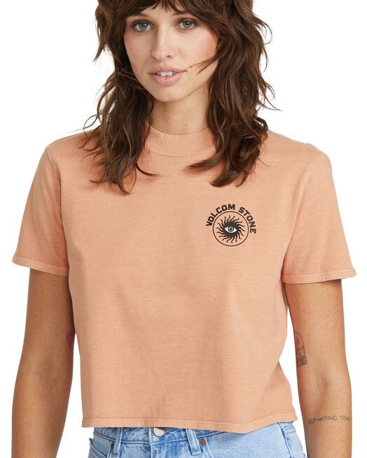 Volcom T-Shirt&#x20;Dial&#x20;Crop&#x20;T-Shirt