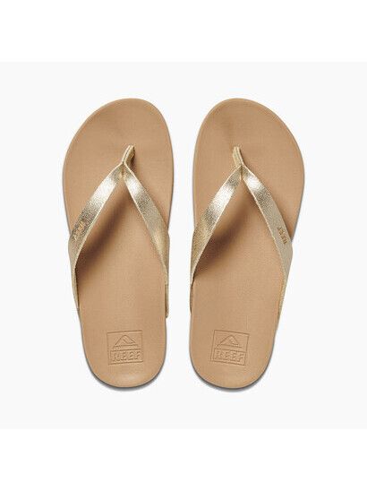 Reef Sandal Cushion Court Zehentrenner tan champagne