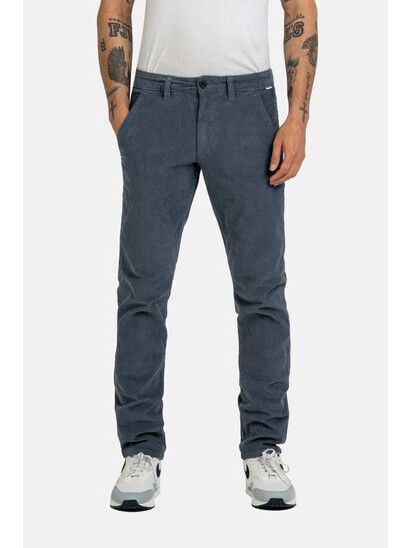 Reell Hose Flex Tapered Chino baby cord grey blue