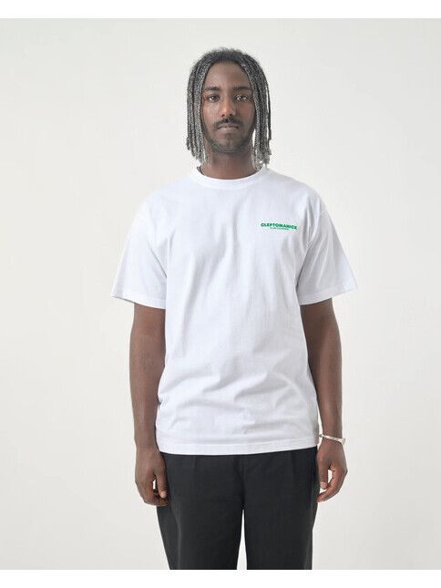 Cleptomanicx T-Shirt Sugo white