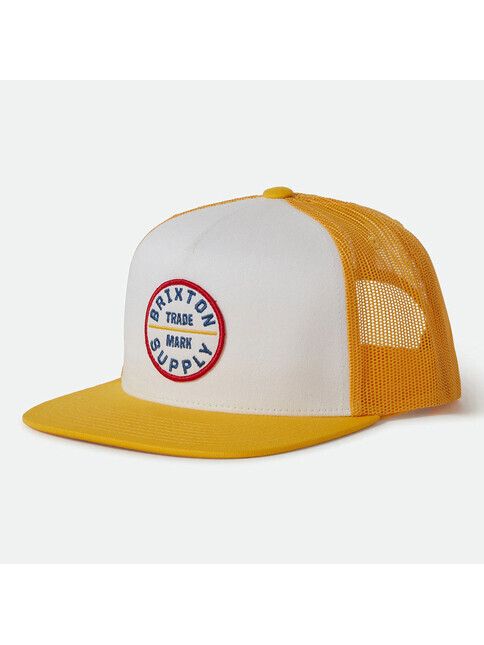 Brixton Cap Oath MP Trucker Hat yellow/white/yellow