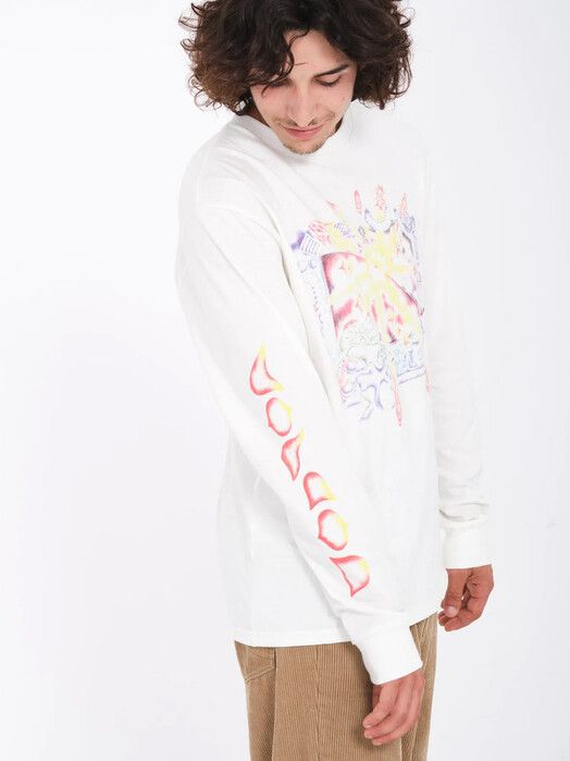 Volcom Longsleeve&#x20;Sam&#x20;Ryser&#x20;LS&#x20;off&#x20;white